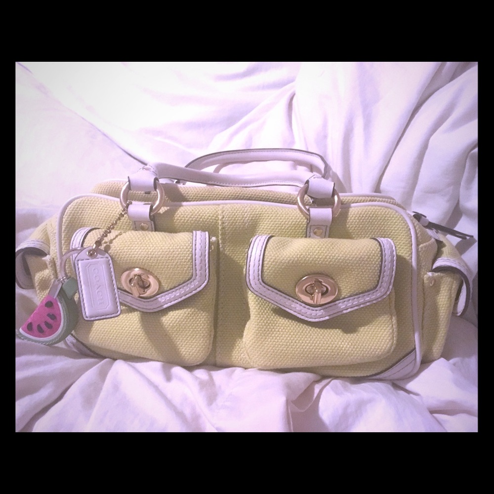 Vintage Coach Saddle Purse